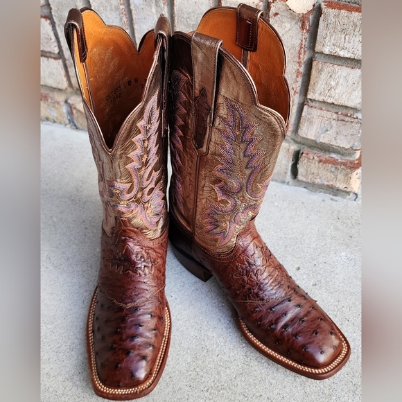 Lucchese Ostrich Boots - Picture 6 of 15